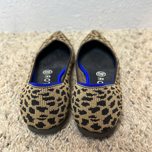 Rothy's “The Point” Desert Cat Cheetah Print Size 7.5 - Picture 6 of 12